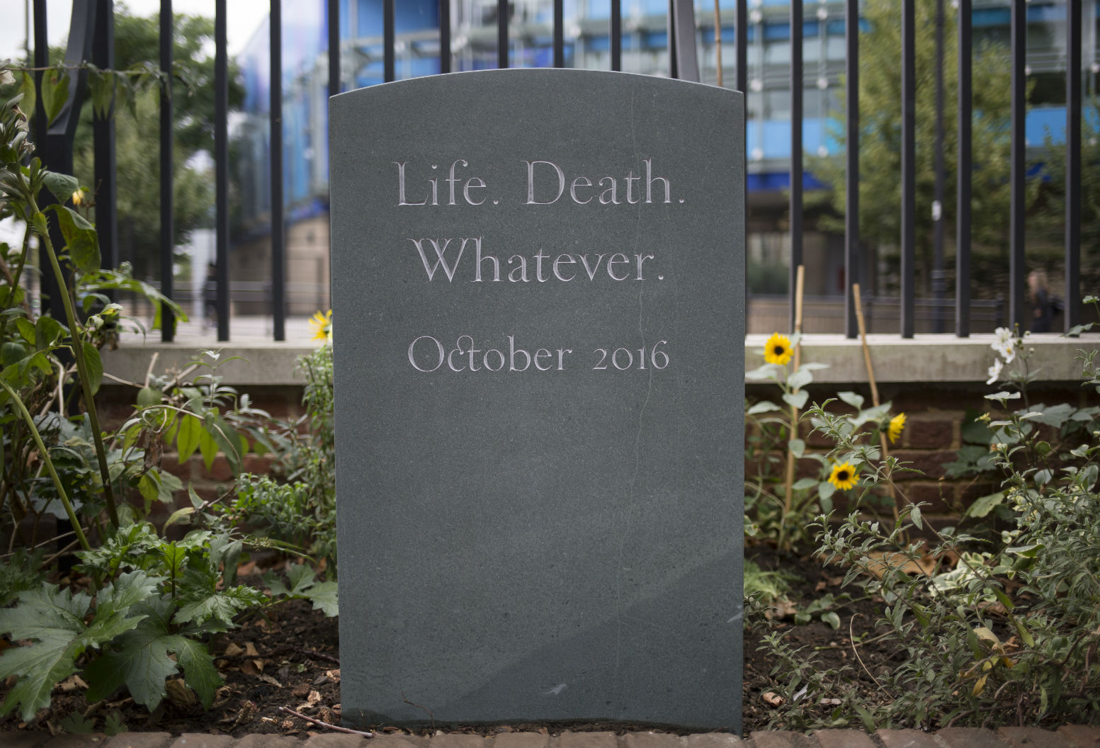life death whatever headstone
