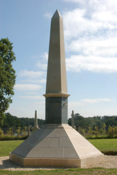 obelisk sundial at Buscot Park